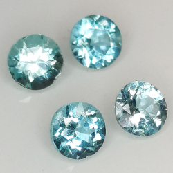 1ct Apatite Coupe Ronde 3,9-4,0 mm