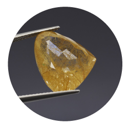 14,99 ct.Rutilquarz Birne