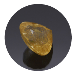 14,99 ct.Rutilquarz Birne