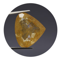 14,99 ct Quartz rutilé Poire