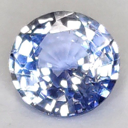 1.11ct Sapphire round cut 6.38 - 6.41 mm