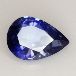 1,21 ct Saphir im Birnenschliff 8,09 x 5,66 mm