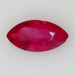 0.96ct Pigeon's Blood Ruby Marquis Size 8.76x4.49mm