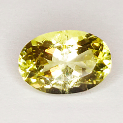 1.54 ct Heliodorus Oval Cut 9.10 x 6.18 mm