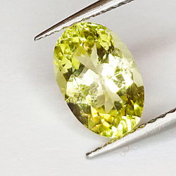 1.54 ct Heliodorus Oval Cut 9.10 x 6.18 mm