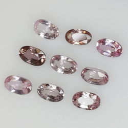 3.01ct Zafiro Padparadscha talla oval 5x3 mm