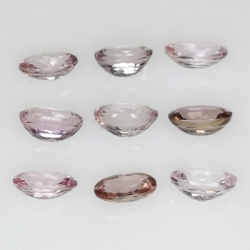 3.01ct Padparadscha Sapphire oval cut 5x3 mm