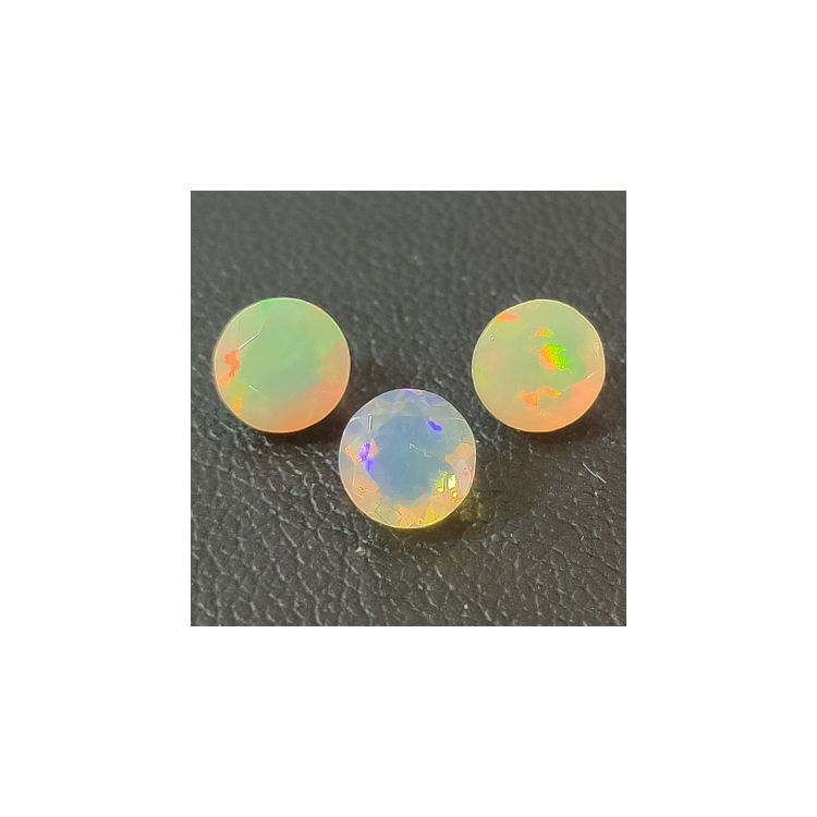 1.99 ct Opal round cut 6 mm