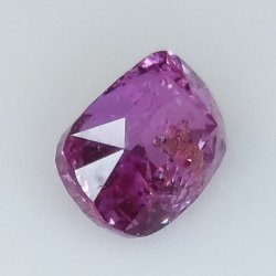 2,54 ct rosa Saphir im Smaragdschliff, 7,88 x 6,00 mm