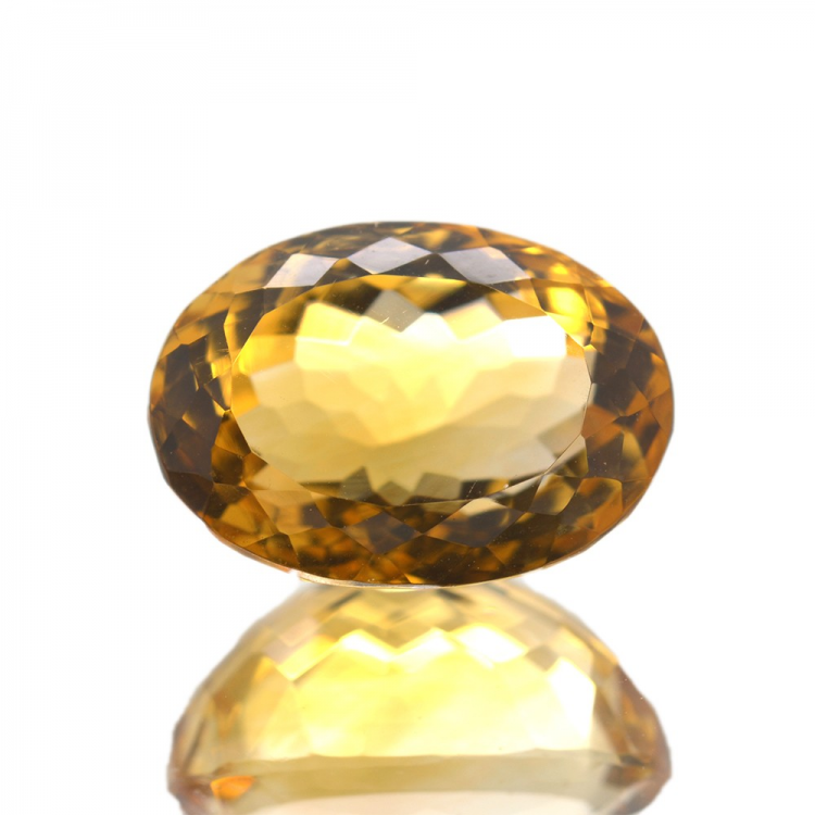 12,12 ct.Citrine Ovale