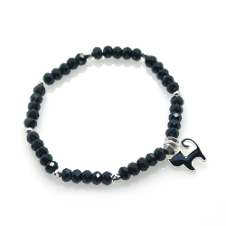 Spinel & 925 Sterling Silver Cat Bracelet