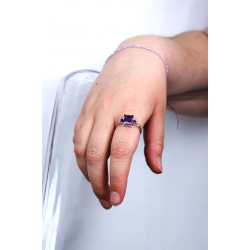 Amethyst and 925 Silver Ring