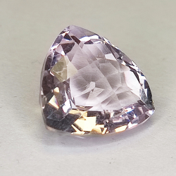 12.67ct Violet Amethyst Trillion Cut 15.97x15.82mm