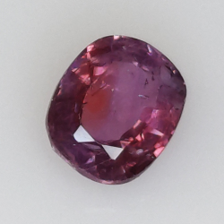 0.95ct Zafiro talla cojin 6.40 x 5.17  mm