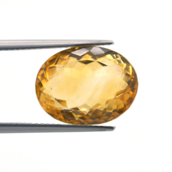 12,29 ct.  Citrino Talla Oval