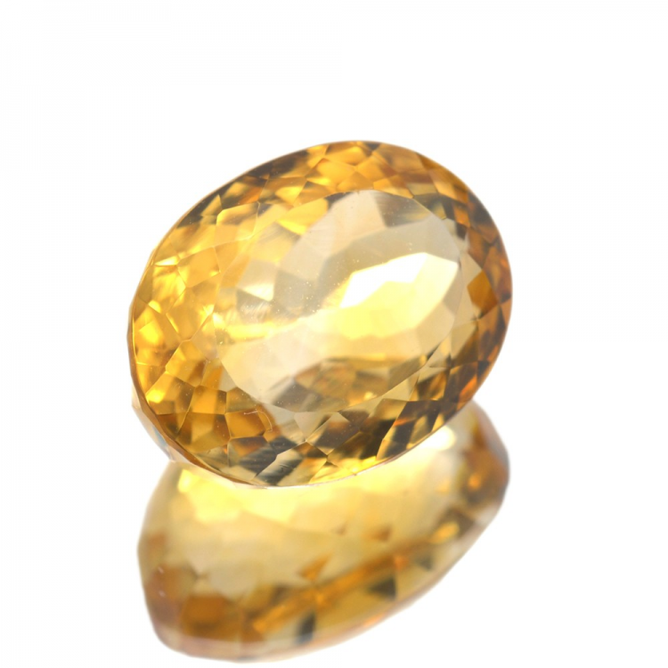 12,29 ct.  Citrino Talla Oval