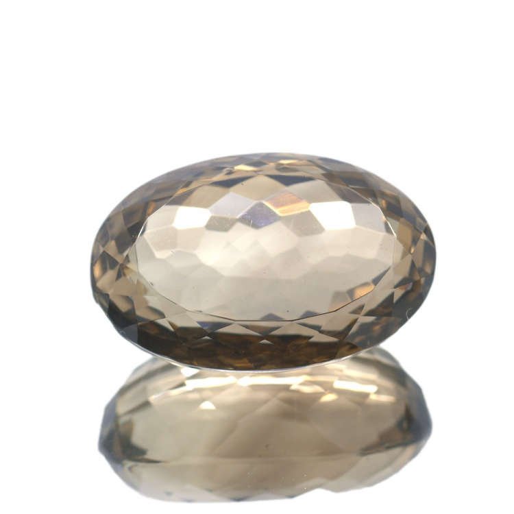 49,80 ct.  Cuarzo Ahumado Ovalada