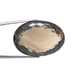 61,58 ct. Rauchquarz Oval