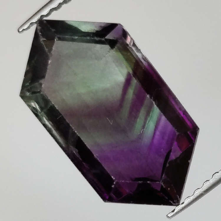 6.53ct Fluorita Blue John Talla Fantasía 16.2x8.6mm