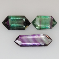 7,70ct Fluorita Blue John Talla Fantasía 16,2x5mm