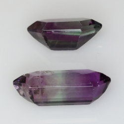 8,11ct Fluorita Blue John Talla Fantasía 15,7x6,9mm