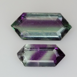 9,04ct Fluorita Blue John Talla Fantasía 18,2x8,3mm