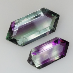 9,04ct Fluorita Blue John Talla Fantasía 18,2x8,3mm