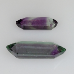 9,04ct Fluorita Blue John Talla Fantasía 18,2x8,3mm