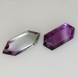 9 ct Fluorita Blue John Talla Fantasía 17,6x6,8mm