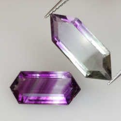 9 ct Fluorita Blue John Talla Fantasía 17,6x6,8mm