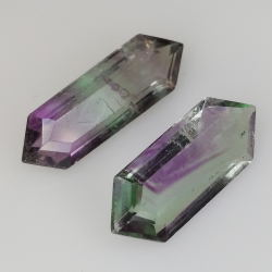9,97ct Fluorita Blue John Talla Fantasía 19,1x6,3mm