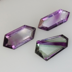8,76ct Fluorita Blue John Talla Fantasía 14,6x5,7mm