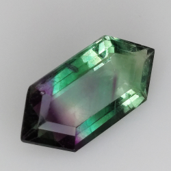 5,55ct Fluorita Blue John Talla Fantasía 16,8x8mm
