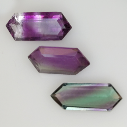 10,20ct Fluorita Blue John Talla Fantasía 15,6x6,8mm