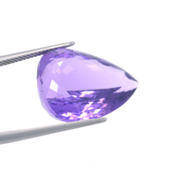 21,40ct Amethyst Pear Cut 22,04x17,02mm