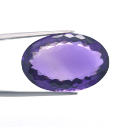 24,43 ct Amethyst Oval Schnitt 25,92x17,37mm