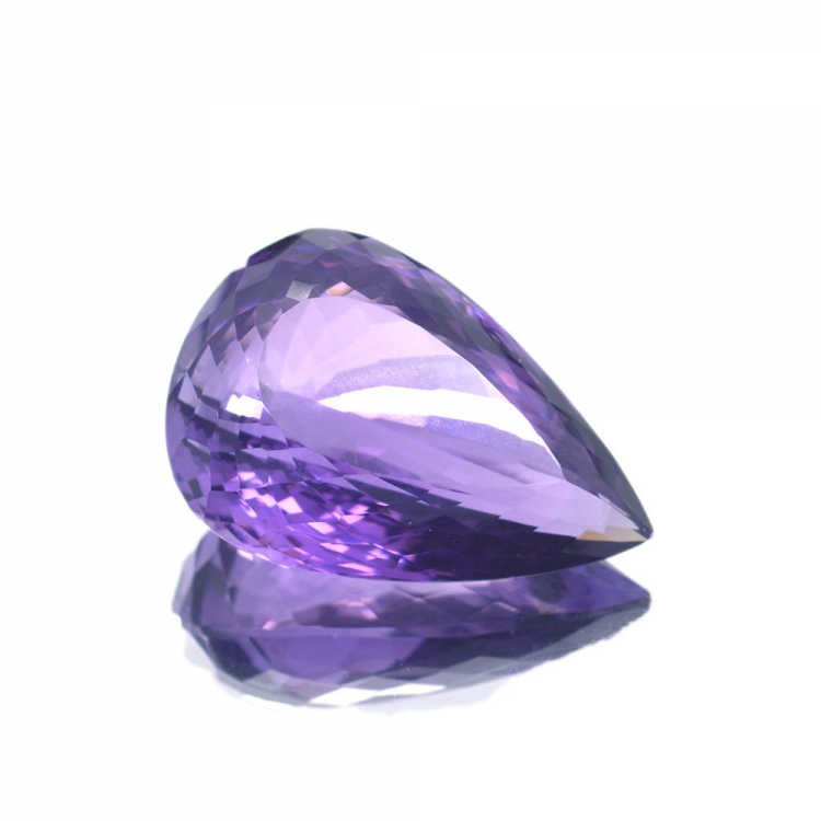 32,21ct  Améthyste Taille Poire 26,13x17,94mm