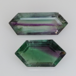 11,33ct Fluorita Blue John Talla Fantasía 19,5x7,5mm