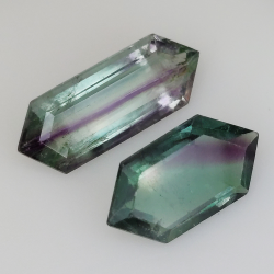 11,33ct Fluorita Blue John Talla Fantasía 19,5x7,5mm