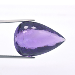 32,21ct  Améthyste Taille Poire 26,13x17,94mm