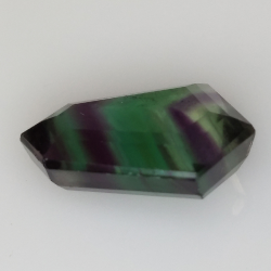 9.67ct Fluorita Blue John Talla Fantasía 16,6x13,1mm