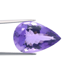 15,67ct  Amethyst Birne Schnitt 22,02x14,82mm