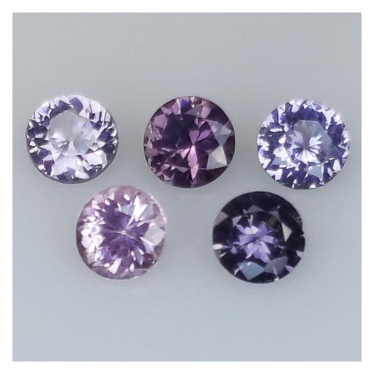1,25ct Spinell rund Größe 3,9-4mm