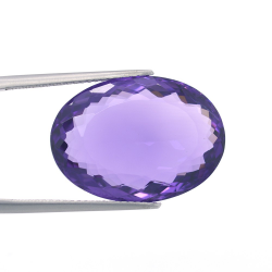 17,43 ct  Amethyst Oval Schnitt 21,80x15,82mm