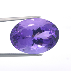 17,43ct Amethyst Oval Cut 21,80x15,82mm