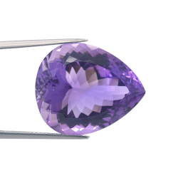 25,92 ct Amethyst Birne Schnitt 22,80x19,17mm