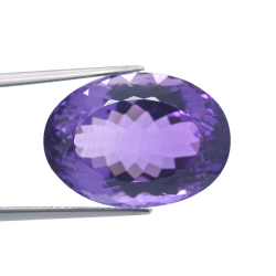 27,97 ct Amethyst Oval Cut 21,97x15,91mm