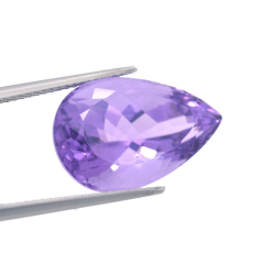 13,38 ct  Améthyste Taille Poire 16,84x14,73mm