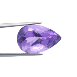 13,38 ct Amethyst Birne Schnitt 16,84x14,73mm