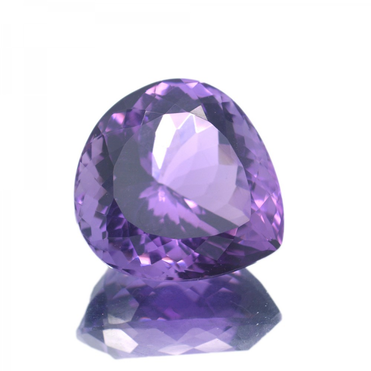 23,40ct Amethyst Pear Cut 19,37x18,60mm